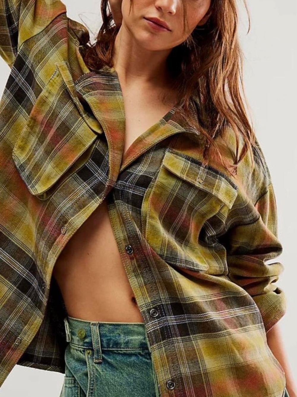 Free Peopke Izzy Cargo Shirt Jacket